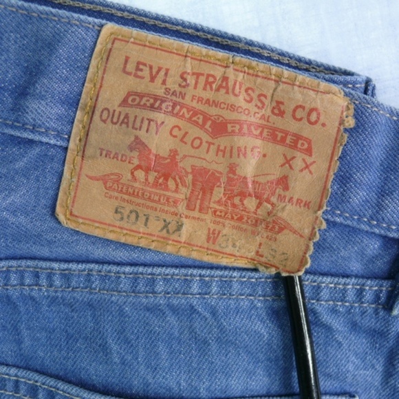 Levis 501 XX Button Fly Jeans 34 x 29 Straight Leg - Picture 4 of 8
